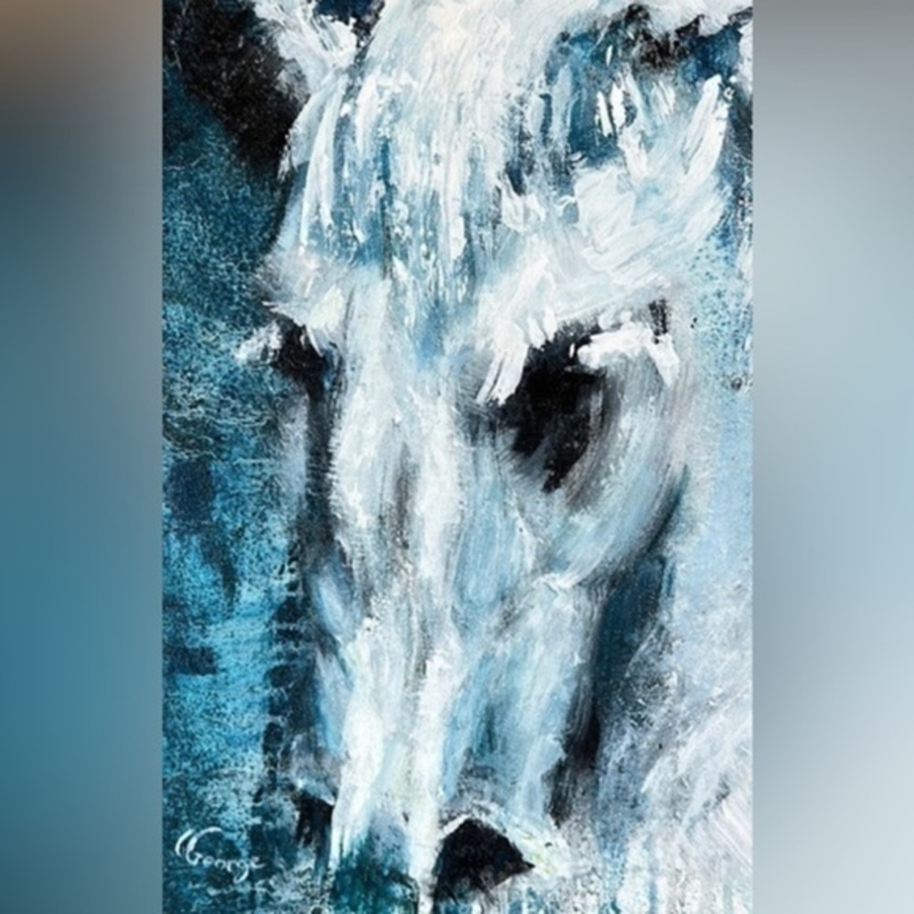 Painting, Starmount, by Barbara George of Blue Horse 14” x 18”